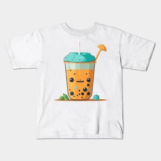 Cute Boba Kids T-Shirt